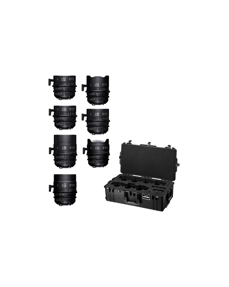 Seven Prime Cine Lens Set + Case