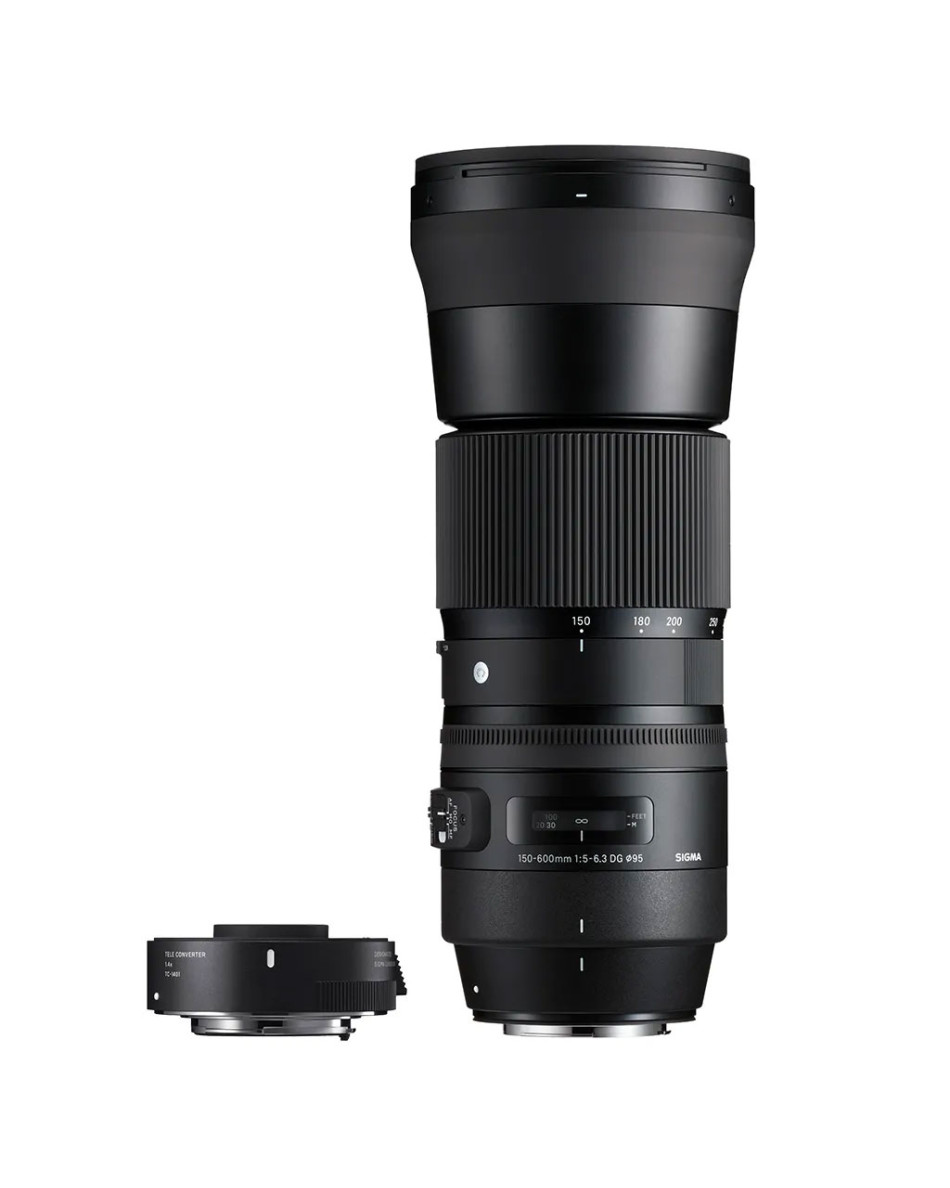 CONTEMPORARY 150-600mm F5-6.3 DG OS HSM + 1.4X Teleconverter TC-1401
